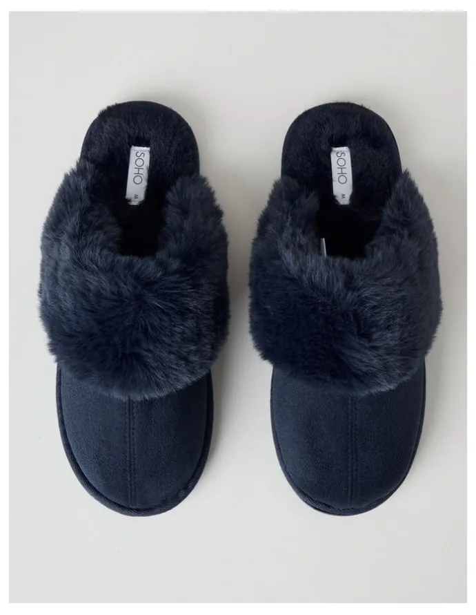 Soho Nala Slipper in Navy