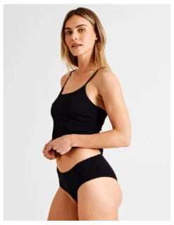 Soho Organic Cotton Boyleg in Black