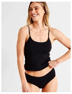 Soho Organic Cotton Boyleg in Black