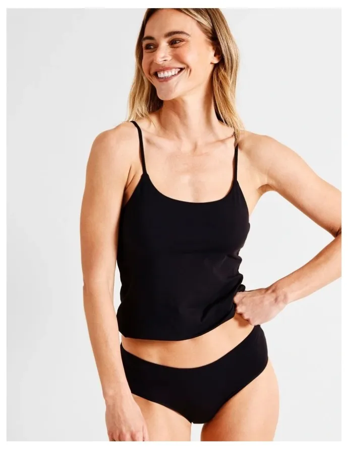 Soho Organic Cotton Boyleg in Black