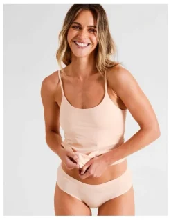 Soho Organic Cotton Boyleg in Beige