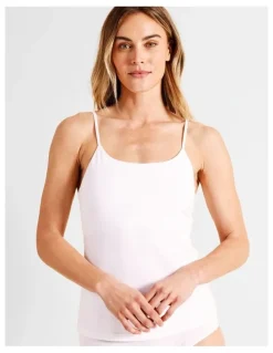 Soho Organic Cotton Camisole in White