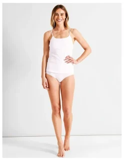 Soho Organic Cotton Camisole in White
