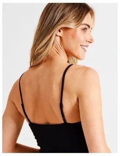 Soho Organic Cotton Camisole in Black