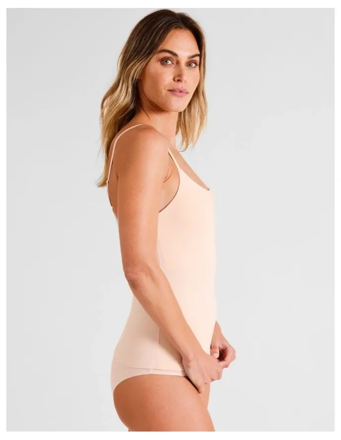 Soho Organic Cotton Camisole in Beige