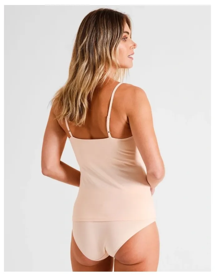 Soho Organic Cotton Camisole in Beige