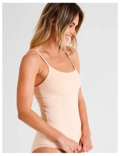 Soho Organic Cotton Camisole in Beige