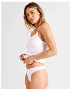 Soho Organic Cotton G-String in White