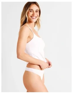 Soho Organic Cotton G-String in White