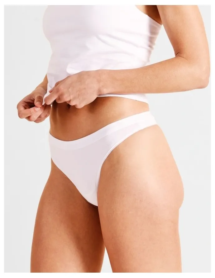Soho Organic Cotton G-String in White