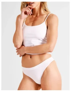 Soho Organic Cotton G-String in White
