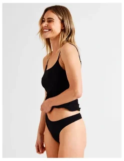 Soho Organic Cotton G-String in Black