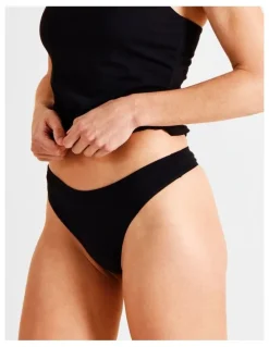 Soho Organic Cotton G-String in Black