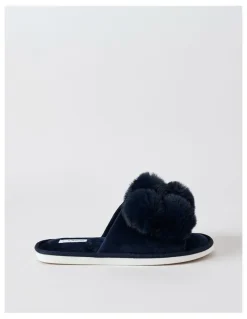 Soho Paris Slipper in Navy
