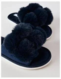 Soho Paris Slipper in Navy