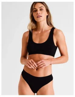 Soho Seamless Bikini in Black
