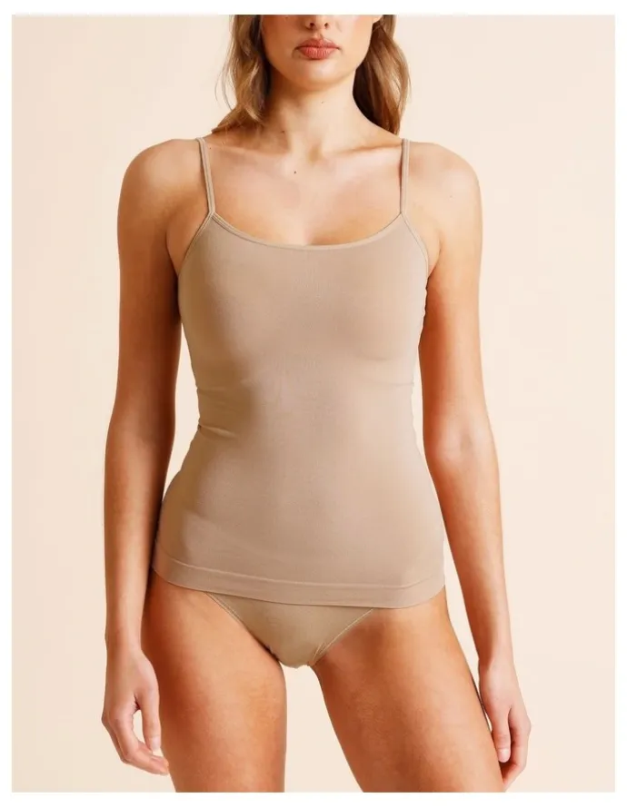 Soho Seamless Camisole in Beige