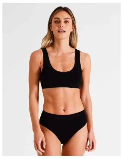 Soho Seamless Full Brief in Black