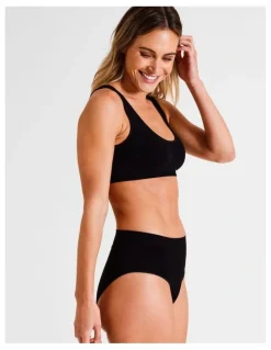 Soho Seamless Full Brief in Black