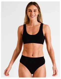 Soho Seamless Full Brief in Black