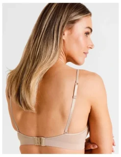 Soho Seamless Padded Bralette in Beige