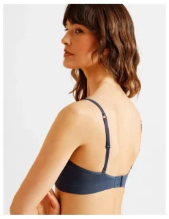 Soho Seamless Padded Bralette in Blue