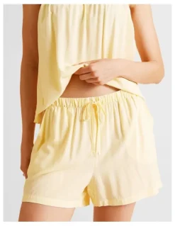 Soho Serene Woven Cami Boxer Set in Summer Geo Print