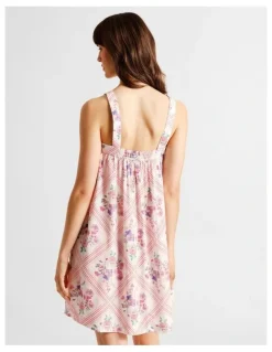 Soho Serene Woven Chemise in Diamond Floral Print