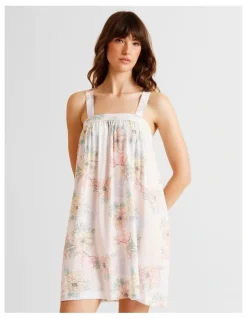 Soho Serene Woven Chemise in Summer Floral Print