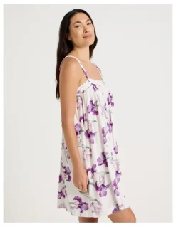 Soho Serene Woven Chemise in Iris Floral Print