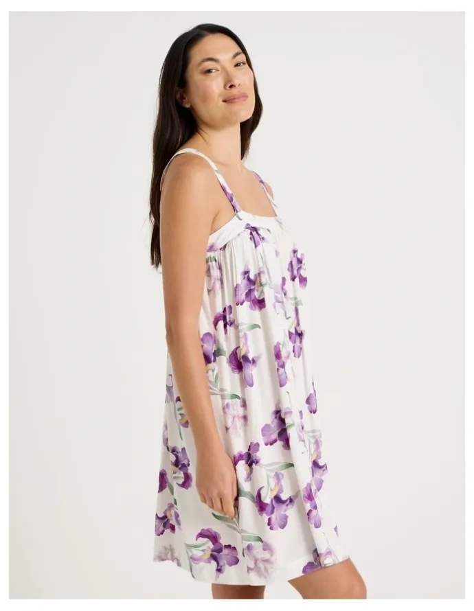 Soho Serene Woven Chemise in Iris Floral Print