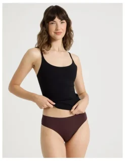 Soho Smooth Fit Bikini in Dark Mauve