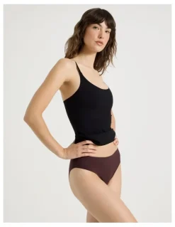Soho Smooth Fit Bikini in Dark Mauve