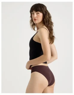 Soho Smooth Fit Bikini in Dark Mauve