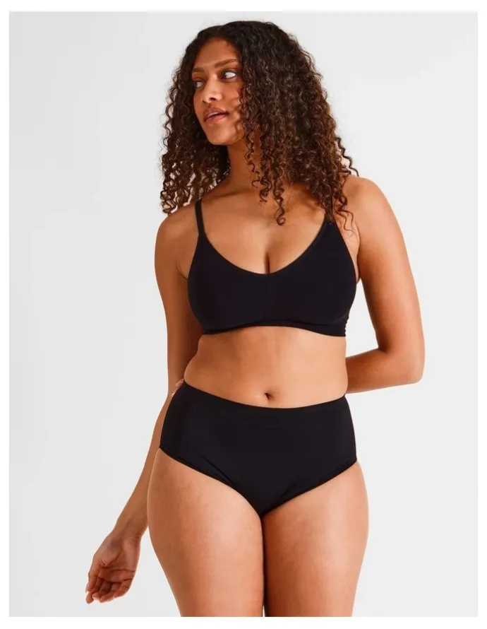 Soho Smooth Fit Full Brief in Black