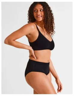 Soho Smooth Fit Full Brief in Black