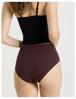 Soho Smooth Fit Full Brief in Dark Mauve