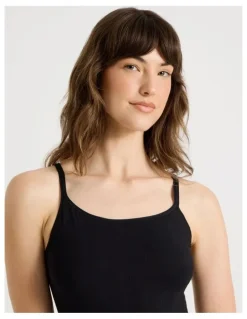 Soho Soft Feel Rib Camisole in Black