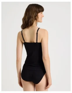 Soho Soft Feel Rib Camisole in Black