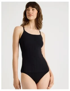 Soho Soft Feel Rib Camisole in Black