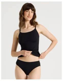 Soho Soft Feel Rib High Cut in Black