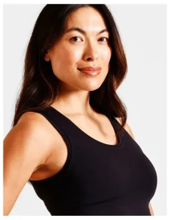Soho Soft Feel Tank in Black