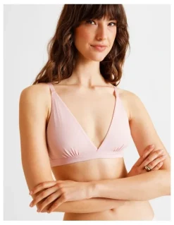 Soho Soft Feel Triangle Bralette in Black