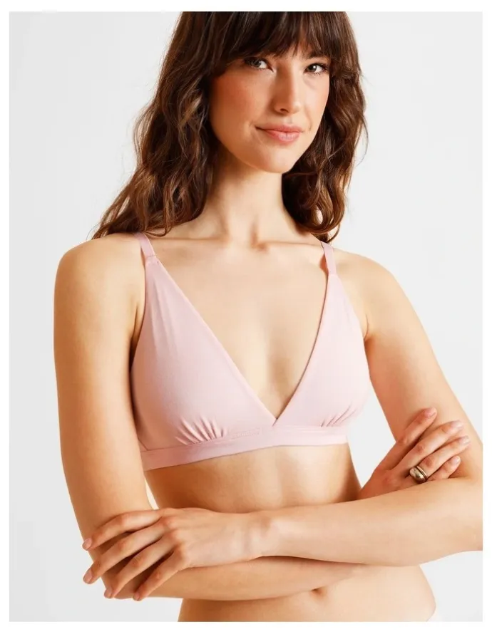 Soho Soft Feel Triangle Bralette in Black