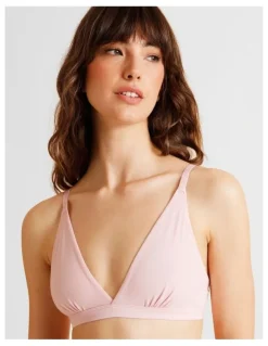Soho Soft Feel Triangle Bralette in Black