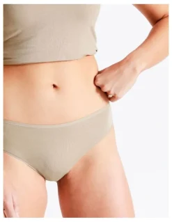 Soho Soho Modal Bikini in Beige