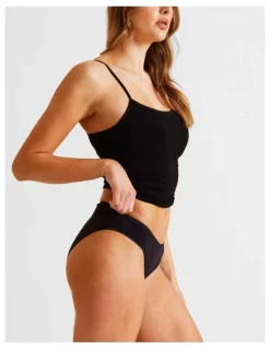 Soho Soho Modal Bikini in Black