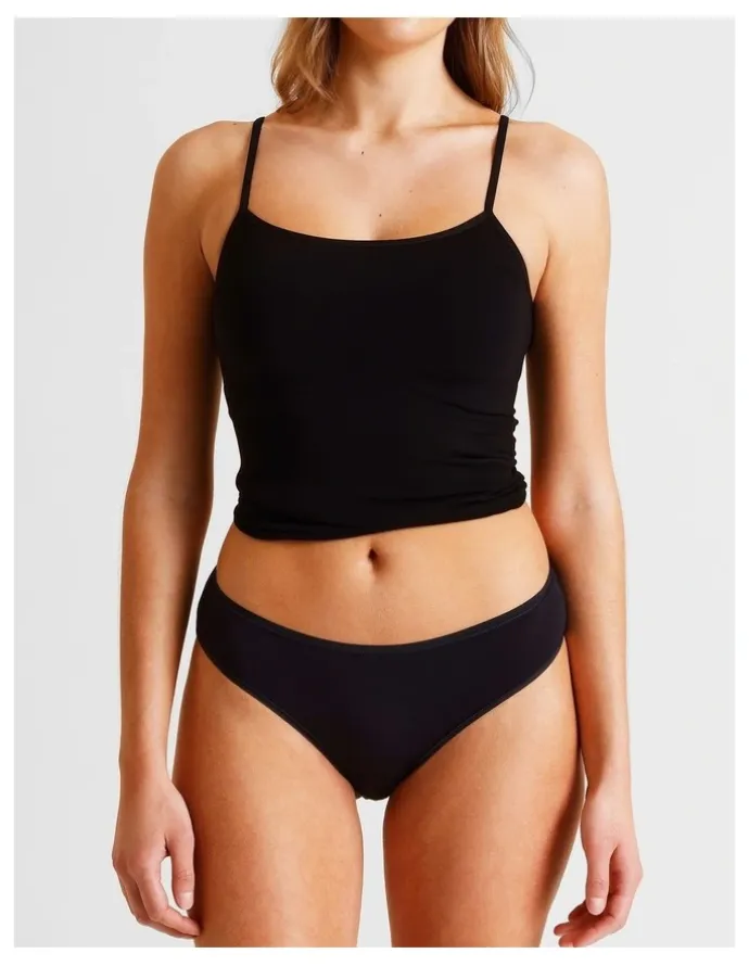 Soho Soho Modal Bikini in Black
