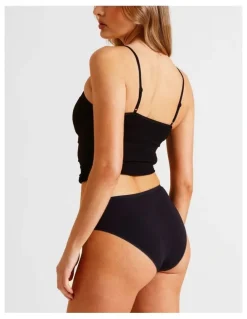 Soho Soho Modal Bikini in Black