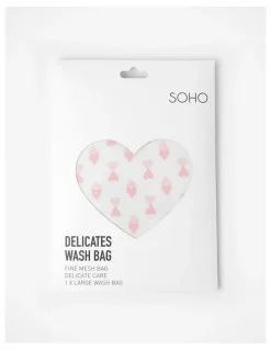 Soho Washbag in Pink Hearts
